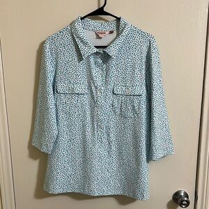 EUC Persifor XXL Women’s Triangle Geometric Button Down Blouse